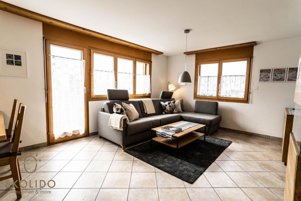 Apartmán Haus Lotus, Riederalp Moosfluhbahn Exteriér fotografie